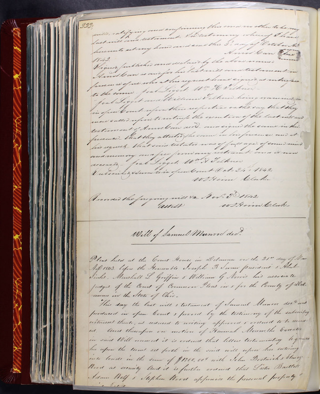 Delaware County Ohio Will Records Vol. 2 1835-1850 (p. 267)