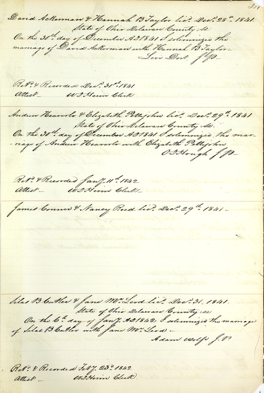 Marriage Records Vol.1 1835-1845 (p. 315)