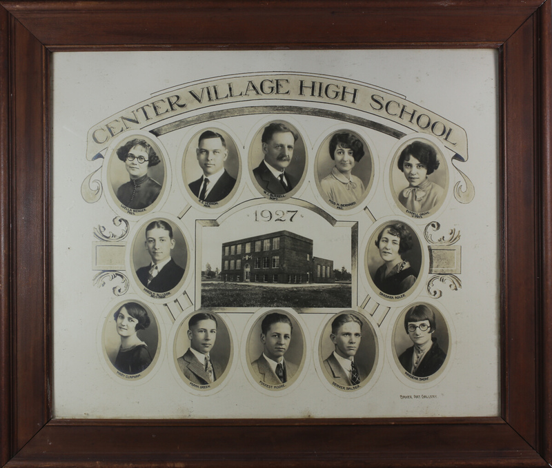 Center Village High School Graduating Class 1927