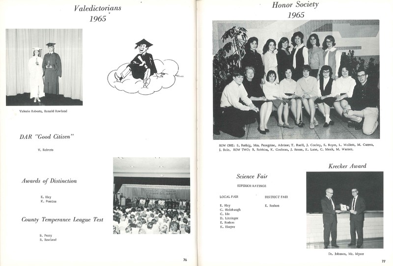 Big Walnut High School Year Book. 1966:The Flame(41)