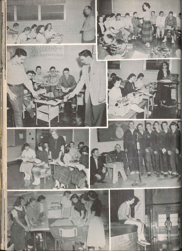 Big Walnut High School Yearbook. 1955: The Flame (p. 34)