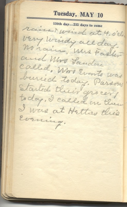 Roberta Hopkins' Diary 1927 (p. 136)