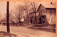 Postcard Showing S.E. Corner of Pub SQ  Galena Ohio